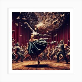 Dancers 1 Art Print