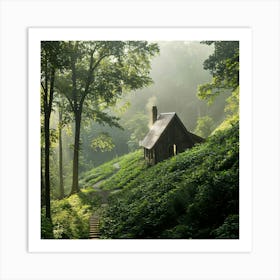 Cabin In The Woods 4 Art Print