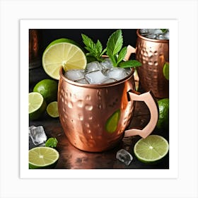 Illustrative Albedo Moscow Mule Art 1 Art Print