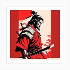 Samurai Warrior 1 Art Print