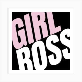 Girl Boss Art Print