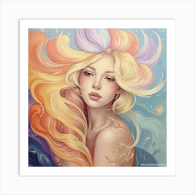 Mermaid 3 Art Print