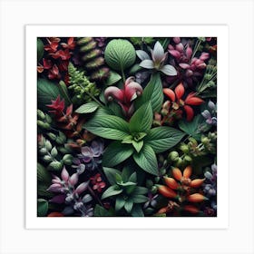 Medicinal herbs 3 Art Print