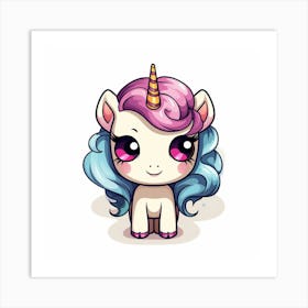 Cute Unicorn 477 Art Print