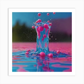 Water Splash 8 Art Print