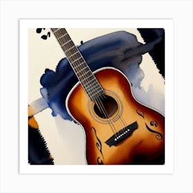 Acoustic Guitar 2 Art Print