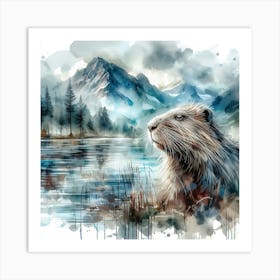 Creative Wild Animal Representation 80 Art Print