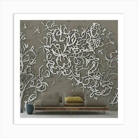 Abstract Tree Wall Art Art Print