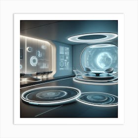 Futuristic Room 2 Art Print