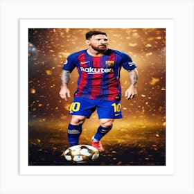 Lionel Messi Art Print