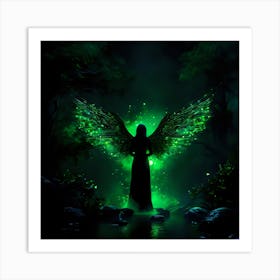 Green Angel Art Print