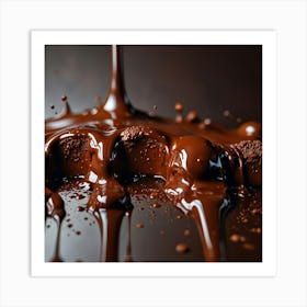 Chocolate Pouring 6 Art Print