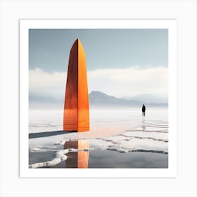 Man In The Desert Art Print