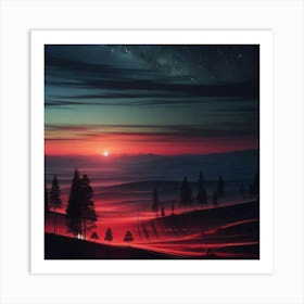 Landscape Stock Videos & Royalty-Free Footage 5 Art Print