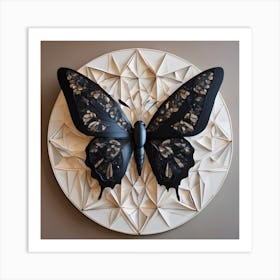 Butterfly Origami Art Print