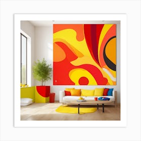 Abstract Painting 1 Art Print