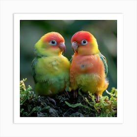 Lovebirds 19 Art Print