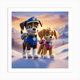 Paw Patrol remake 2 Art Print