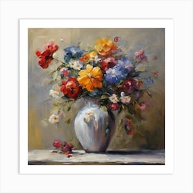 Flowers In A Vase 1 Art Print