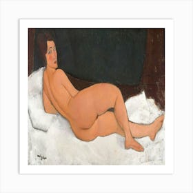 Amedeo Modigliani S Nu Couché (Sur Le Côté Gauche) (1917) Art Print