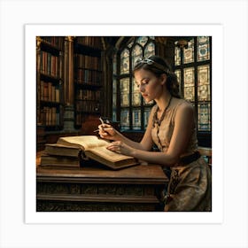 The Young Librarian 57 Art Print