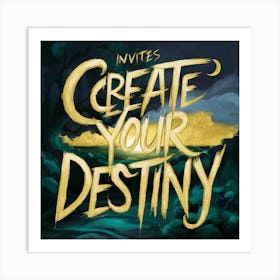 Create Your Destiny Art Print