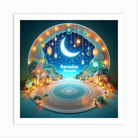 Ramadan Korean Art Print