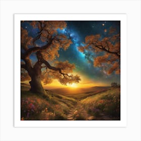 Milky Way Art Print