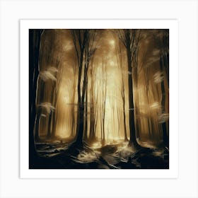 Dark Forest 39 Art Print