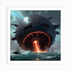 Spaceship Art Print