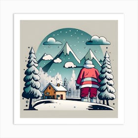 Santa Claus Art Print