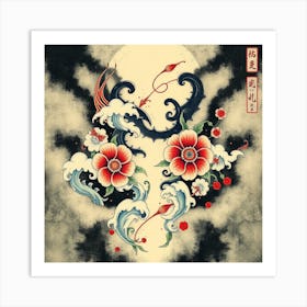 Asian Tattoo Art Print