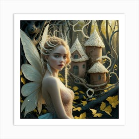 Fairy In The Forest 10 Art Print