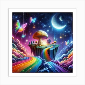 Abstract fantasy 1 Art Print