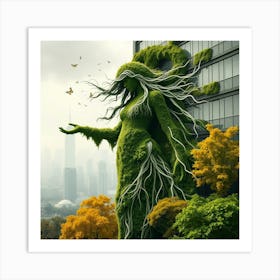 Tree Woman Art Print