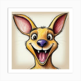 Kangaroo 28 Art Print