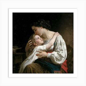 Mother And Child 2 Art Print