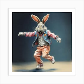 Bunny Dancer 1 Art Print