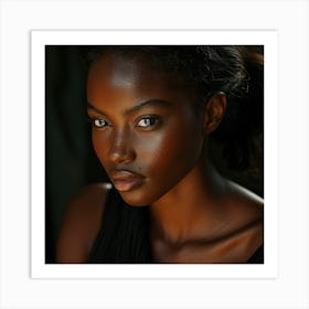 Portrait Of African Woman 1 Art Print