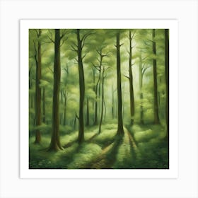 Forest Path 6 Art Print