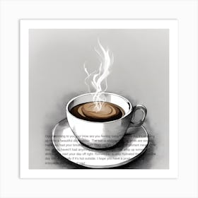 Cup Of Coffee Art Print