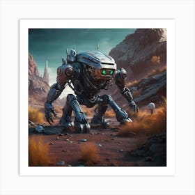 Robotic Explorer Art Print