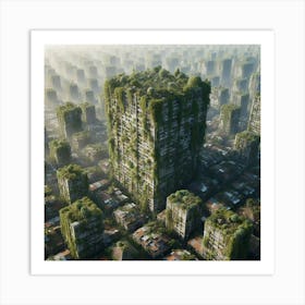 Cityscape Of The Future Art Print