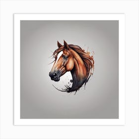 Horse Head Art Print