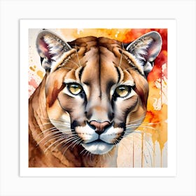 Highly Detailed Cheetah Canvas Painting Art Print