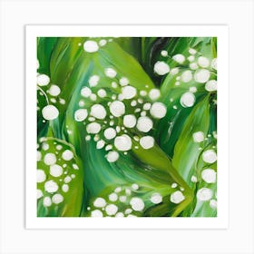 Flower of Lilies of the valley Art Print