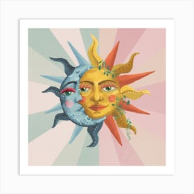 The Sun And The Moon Art Print