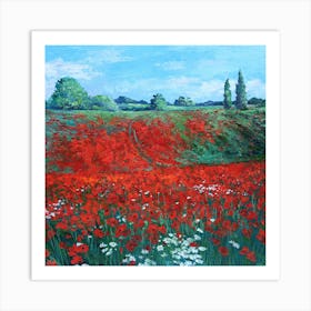 Poppy Field Poster