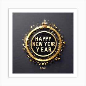 Happy New Year 129 Art Print