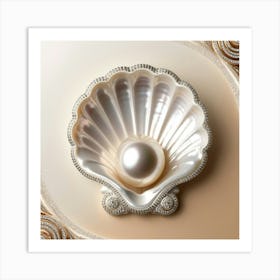 Pearl Shell Art Print